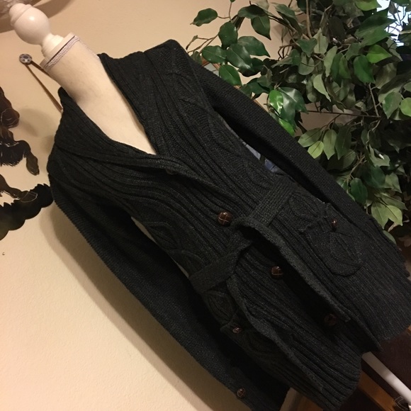 Mossimo Supply Co. Sweaters - Mossimo charcoal gray cardigan NWT M